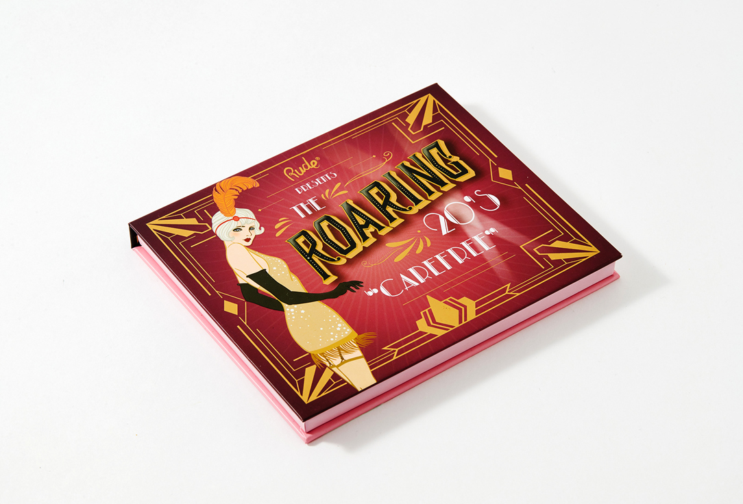 Rude Cosmetics Eyeshadow palette The Roaring 20's Carefree 30 g Rude Cosmetics Eyeshadow palette The Roaring 20's