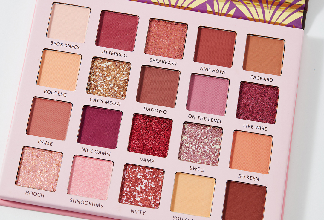Rude Cosmetics Eyeshadow palette The Roaring 20's Carefree 30 g Rude Cosmetics Eyeshadow palette The Roaring 20's