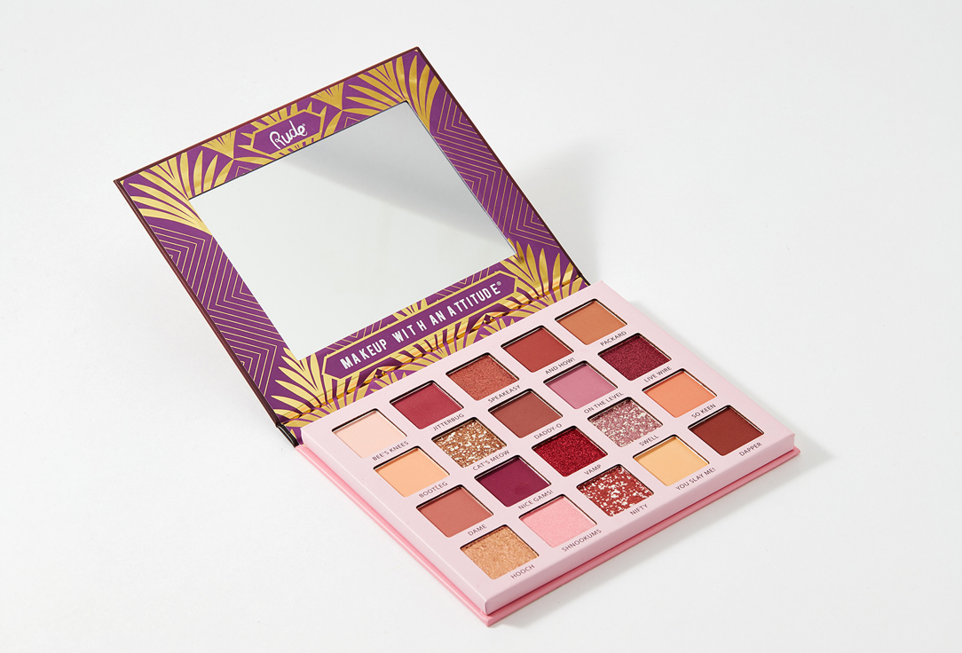 Rude Cosmetics Eyeshadow palette The Roaring 20's Carefree 30 g Rude Cosmetics Eyeshadow palette The Roaring 20's