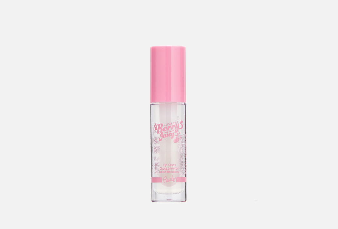 Rude Cosmetics Nourishing Lip Gloss Berry Juicy Pure 4 g Rude Cosmetics Nourishing Lip Gloss Berry Juicy