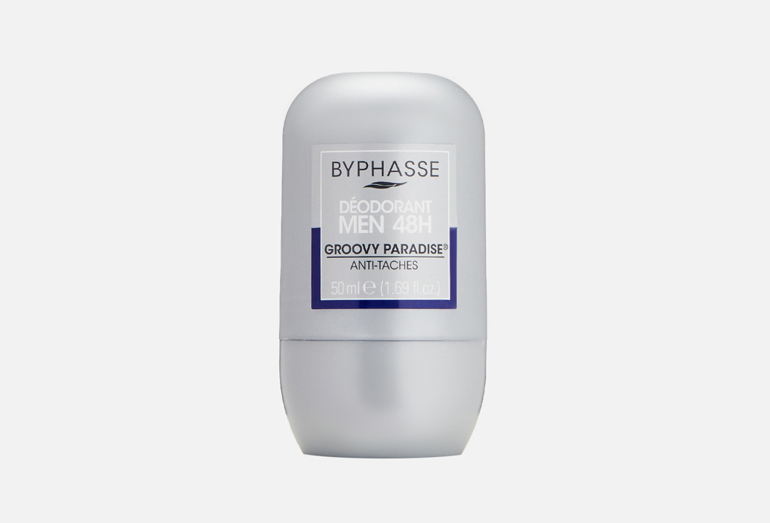 BYPHASSE Men 48H Roll-on Deodorant Groovy Paradise 50 ml BYPHASSE Men 48H Roll-on Deodorant Groovy Paradise