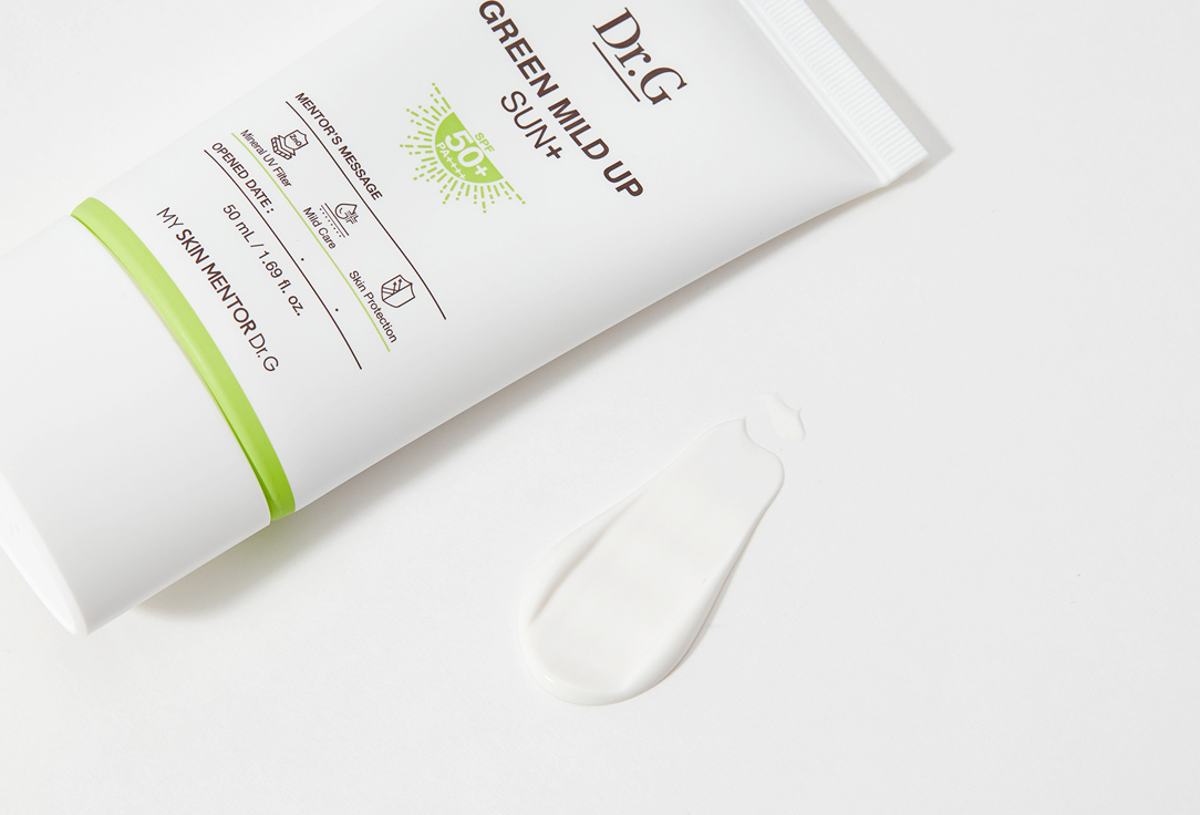 Dr.G Moisturizing Face Cream SPF 50+ GREEN MILD UP SUN+ 50 ml Dr.G Moisturizing Face Cream SPF 50+ GREEN MILD UP SUN+