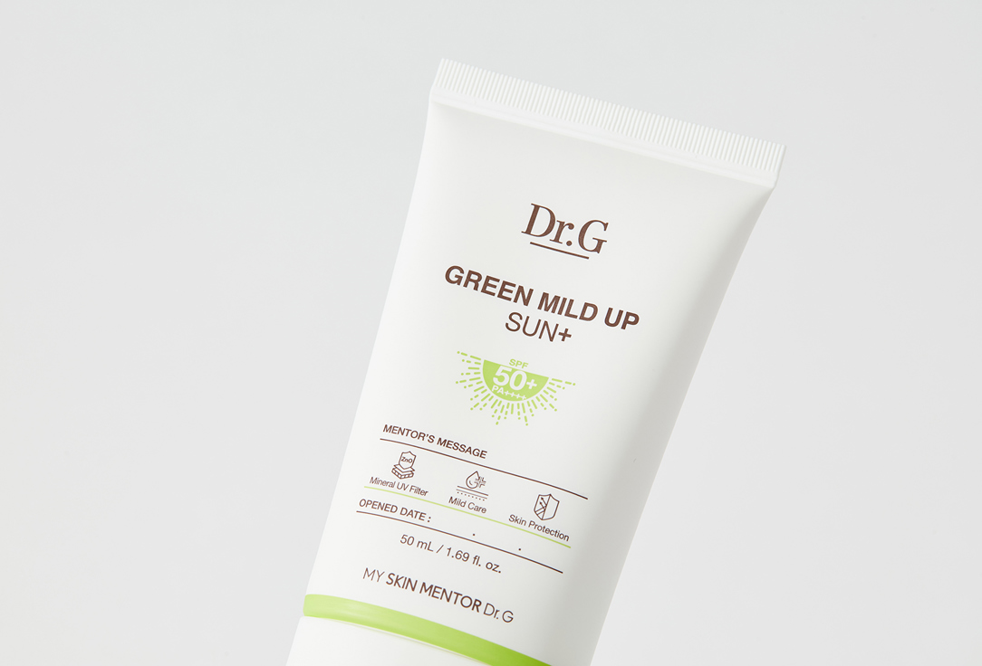Dr.G Moisturizing Face Cream SPF 50+ GREEN MILD UP SUN+ 50 ml Dr.G Moisturizing Face Cream SPF 50+ GREEN MILD UP SUN+