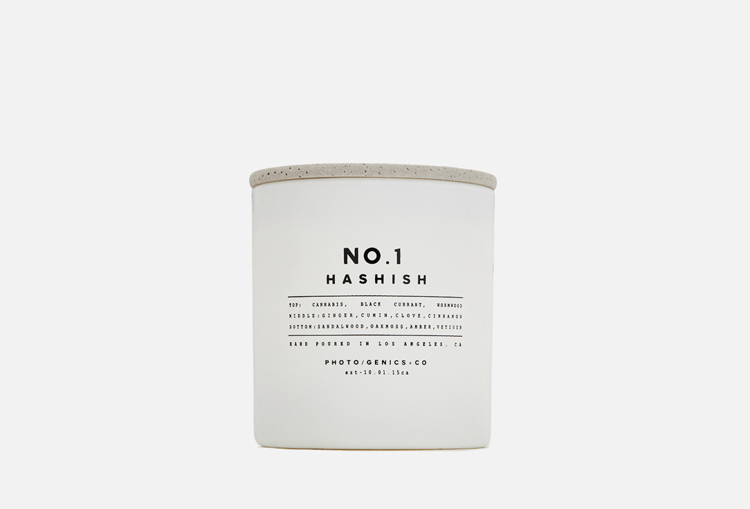 PHOTO-GENICS + CO Décor Scented Candle No.1 Hashish 226 g PHOTO-GENICS + CO Décor Scented Candle No.1 Hashish
