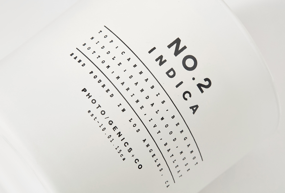 PHOTO-GENICS + CO Décor Scented Candle No.2 Indica 226 g PHOTO-GENICS + CO Décor Scented Candle No.2 Indica