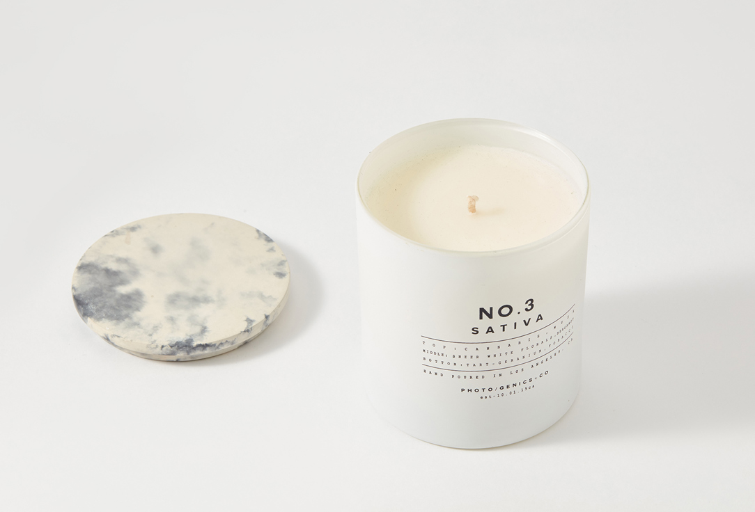PHOTO-GENICS + CO Décor Scented Candle No.3 Sativa