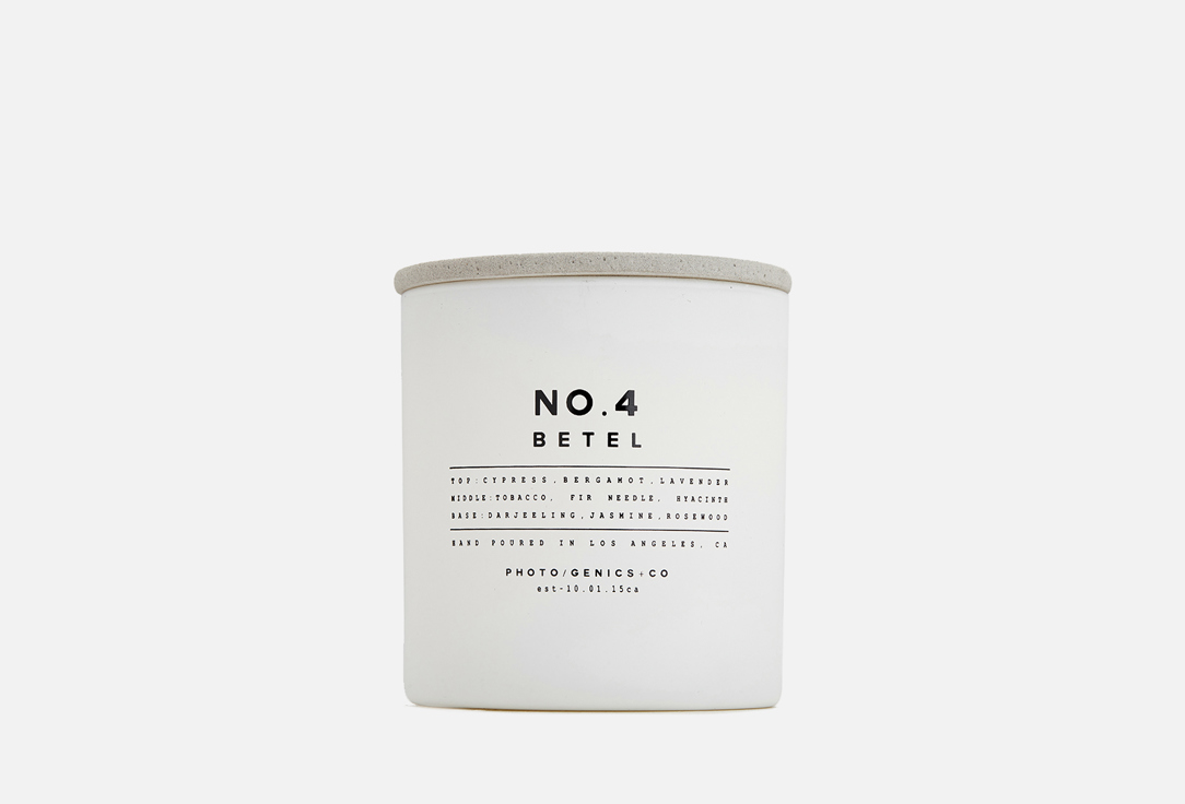 PHOTO-GENICS + CO Décor Scented Candle No.4 Betel 226 g PHOTO-GENICS + CO Décor Scented Candle No.4 Betel