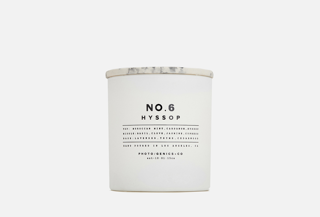 PHOTO-GENICS + CO Décor Scented Candle No.6 Hyssop 226 g PHOTO-GENICS + CO Décor Scented Candle No.6 Hyssop