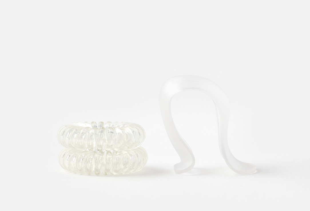 Invisibobble A set of accessories for voluminous hairstyles Volumizer crystal clear