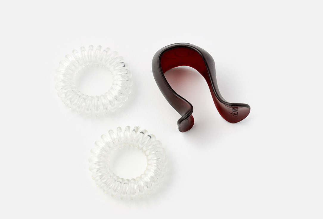 Invisibobble A set of accessories for voluminous hairstyles Volumizer pretty dark 1 pcs Invisibobble A set of accessories for voluminous hairstyles Volumizer pretty dark