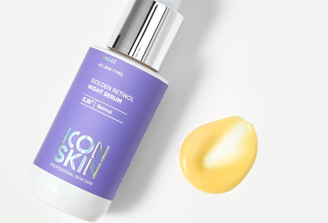 ICON SKIN Night face serum Golden Retinol 30 ml ICON SKIN Night face serum Golden Retinol