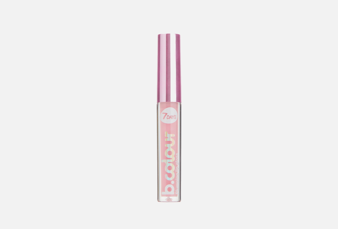 7DAYS Moisturizing & Plumping lip gloss B.Colour 02, Soft pink 2.5 ml 7DAYS Moisturizing & Plumping lip gloss B.Colour