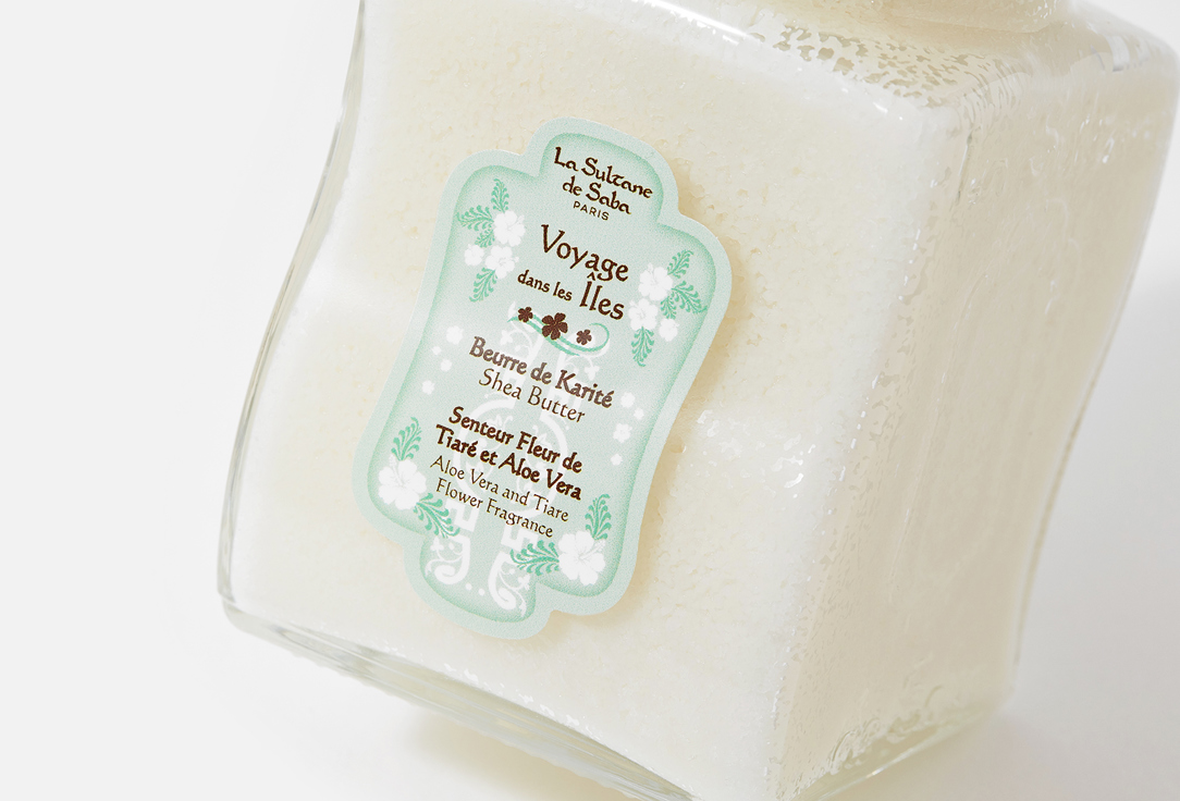 La Sultane de Saba Nourishing body & hair butter Shea Butter Aloe Vera And Tiare Flowers 300 ml La Sultane de Saba Nourishing body & hair butter Shea Butter Aloe Vera And Tiare Flowers