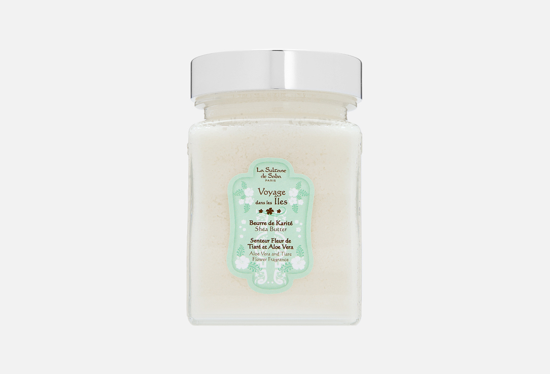 La Sultane de Saba Nourishing body & hair butter Shea Butter Aloe Vera And Tiare Flowers 300 ml La Sultane de Saba Nourishing body & hair butter Shea Butter Aloe Vera And Tiare Flowers