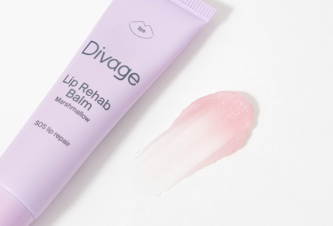 Divage Lip balm Lip rehab Marshmellow 12 ml Divage Lip balm Lip rehab