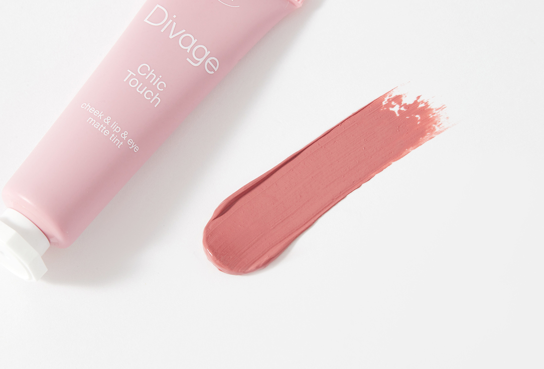 Divage Matte Tint for face & lips Chic Touch 01, Cold pink 11 ml Divage Matte Tint for face & lips Chic Touch