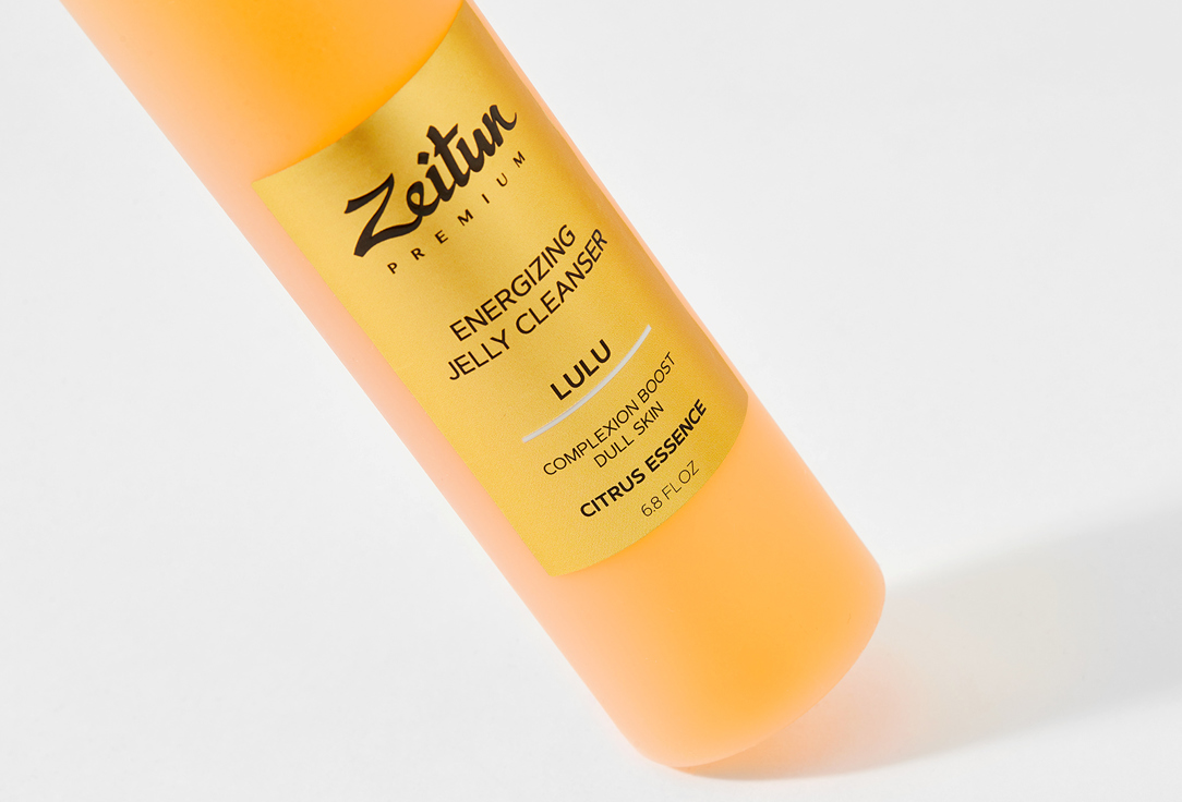 Zeitun Energizing Face Cleansing Gel LULU with Vitamin C & Mandarin
