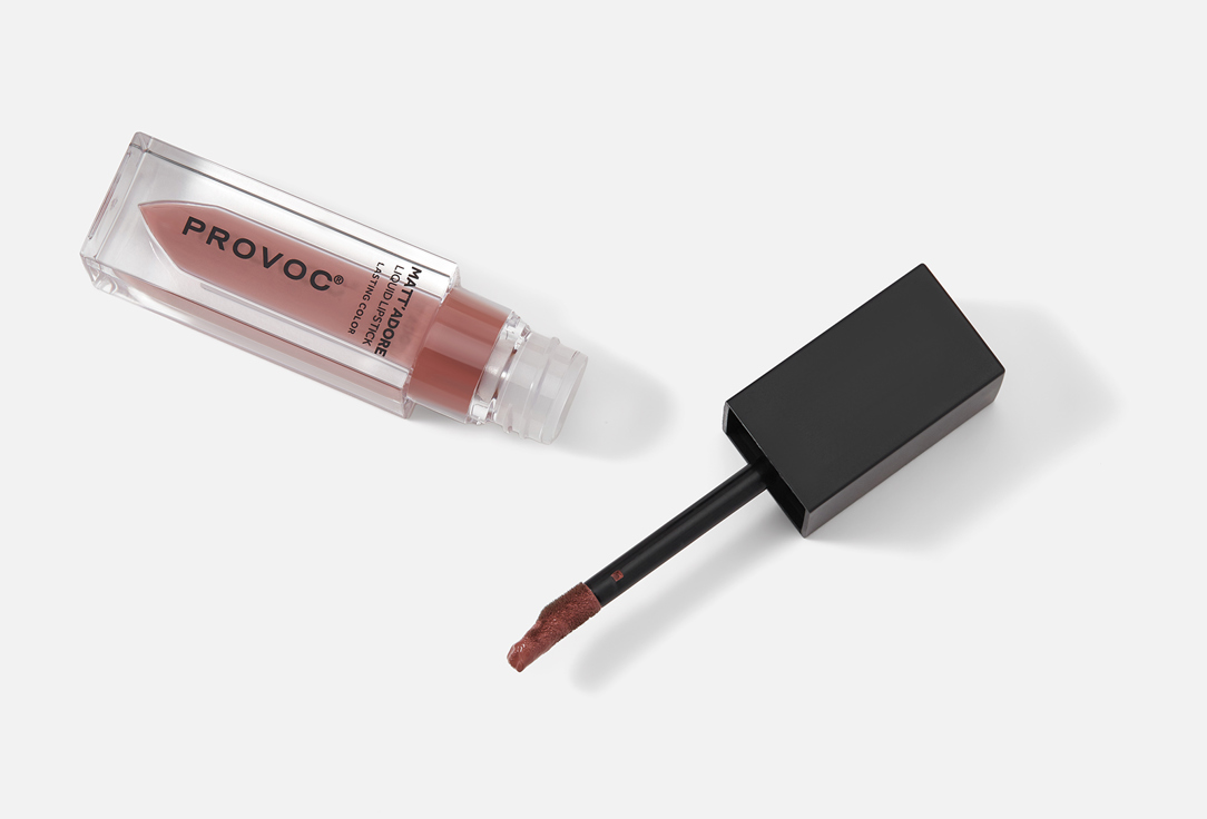 Provoc Long-Lasting Matte Liquid Lipstick Matt'adore 26, Ruse 4.5 g Provoc Long-Lasting Matte Liquid Lipstick Matt'adore