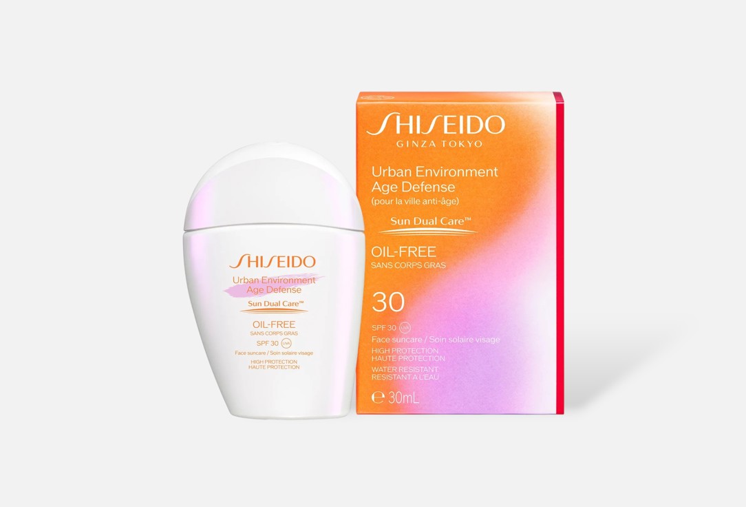 Shiseido sunscreen Age Defense Oil-Free SPF30 Urban Environment