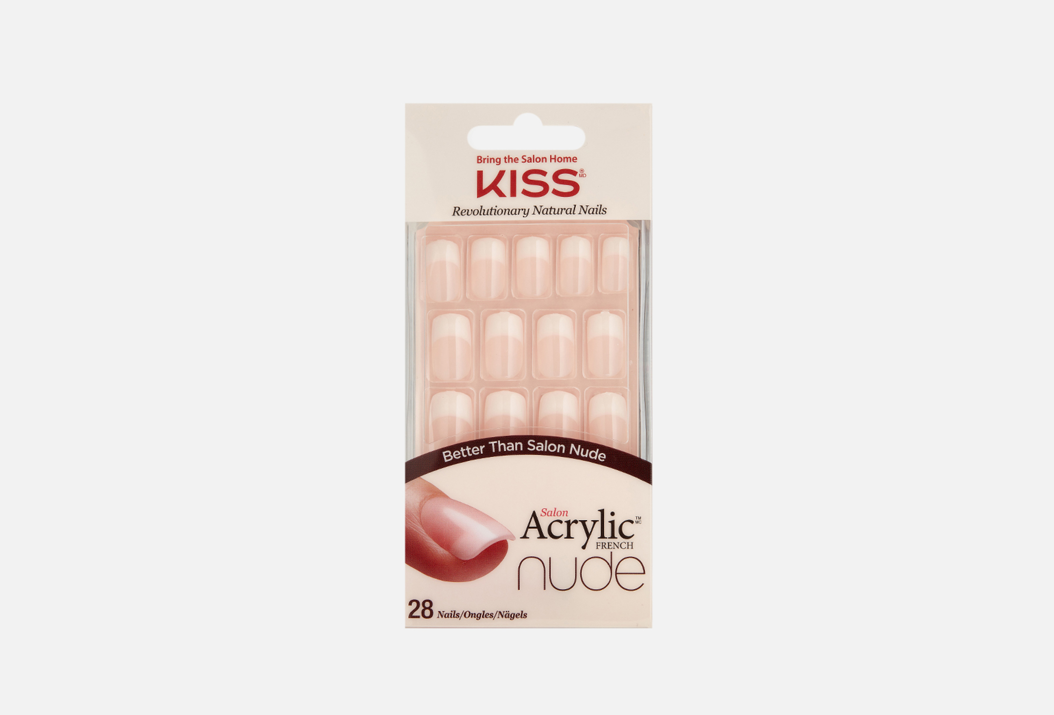 salon Acrylic Nude French 28