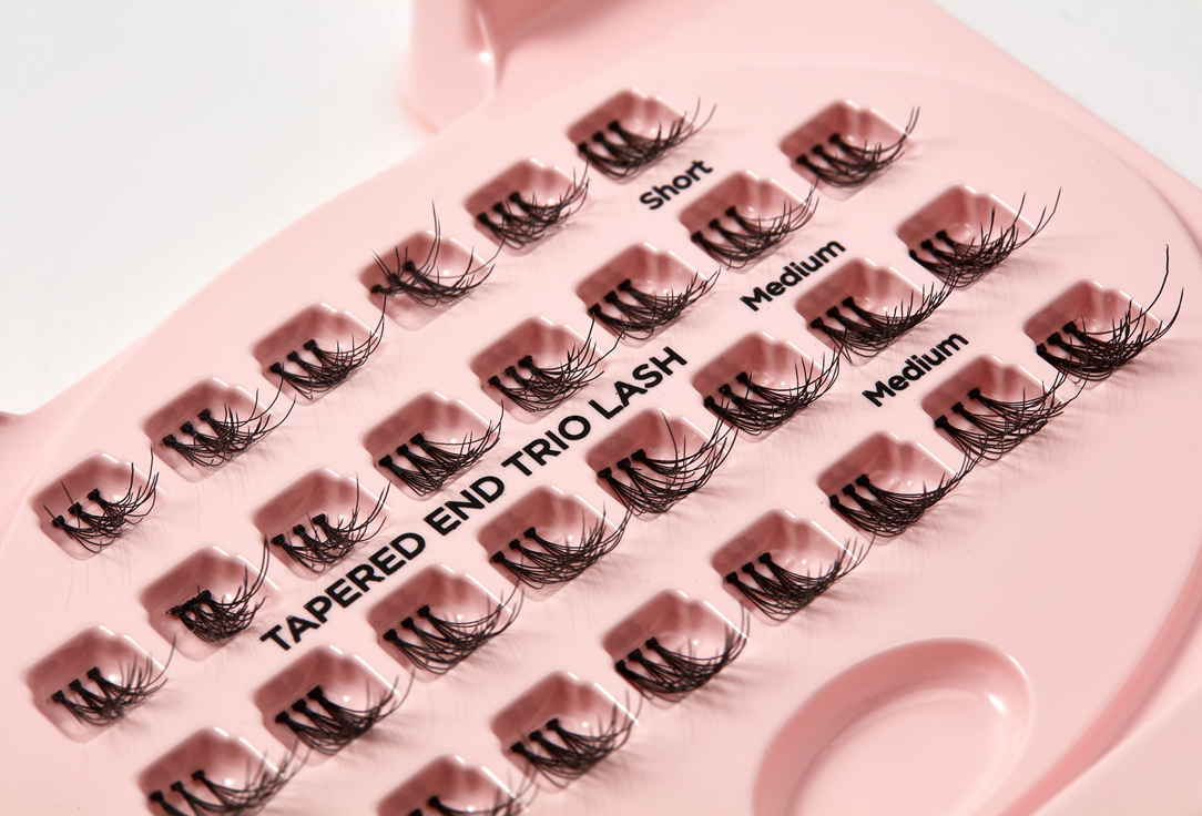 KISS NEW YORK Professional Trio False Lashes Medium Looks So Natural