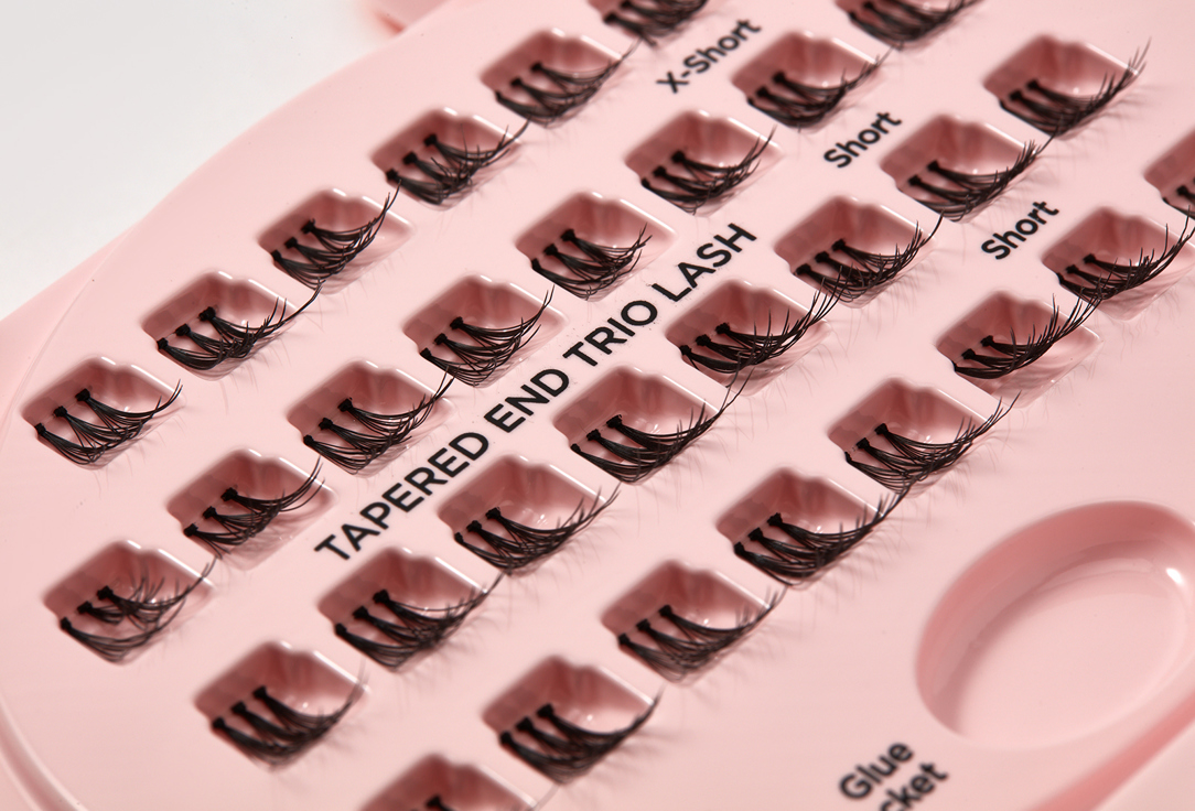 KISS NEW YORK Professional Trio False Lashes Short Haute Couture