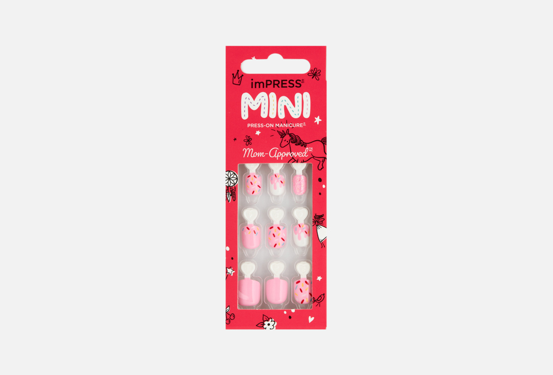 KISS NEW YORK Professional Kids False Nails Impress Mini