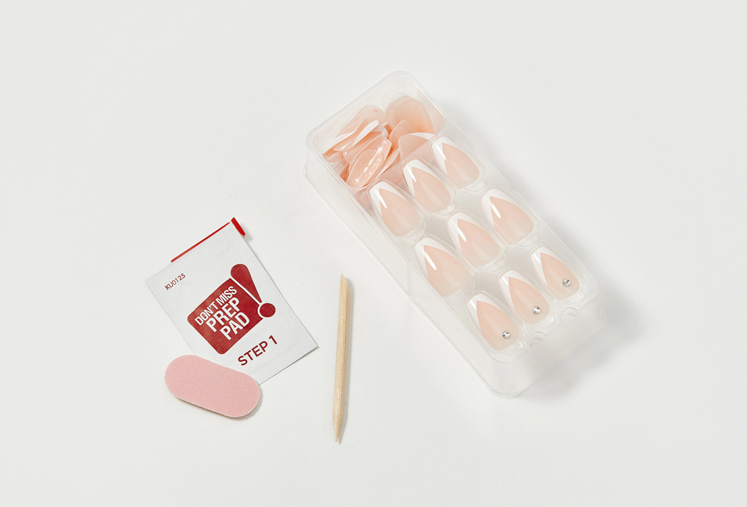 KISS NEW YORK Professional Press-on Nails Impress color So French