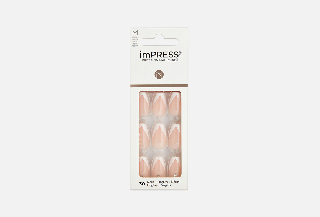 KISS NEW YORK Professional Press-on Nails Impress color So French