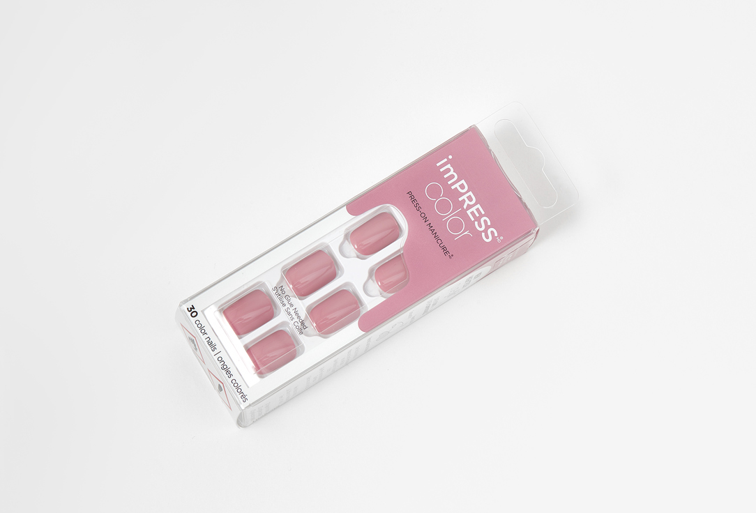 KISS NEW YORK Professional press-on gel nails Impress color Petal pink