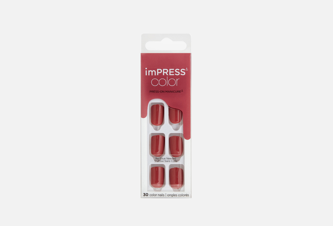 KISS NEW YORK Professional Press-On Gel Nails Impress Color Platonic Pink
