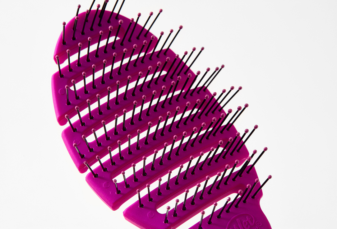 WET BRUSH Professional Detangling Hair Brush Flex Dry Purple 1 pcs WET BRUSH Professional Detangling Hair Brush Flex Dry