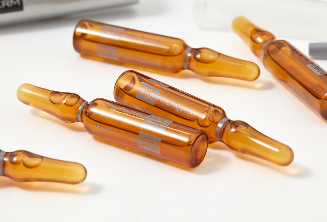 Martiderm Photo-aging control face Ampoules Platinum HA+