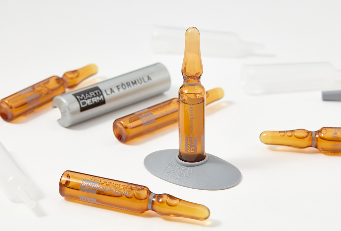 Martiderm Photo-aging control face Ampoules Platinum HA+
