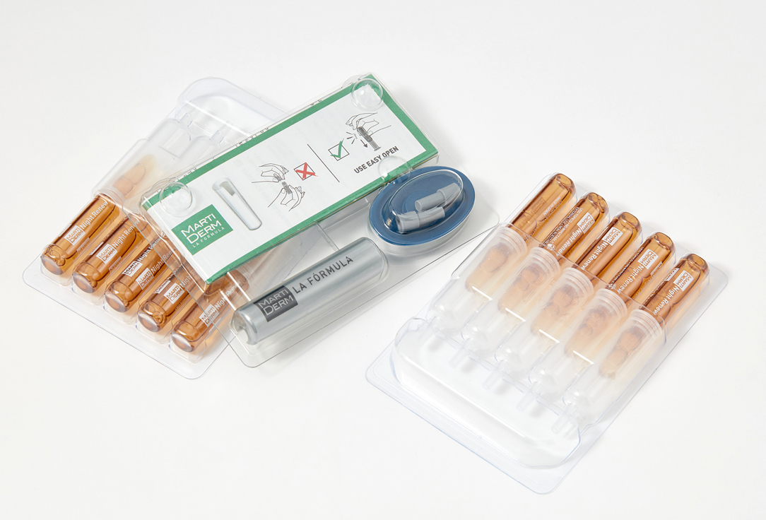 Martiderm Anti-aging face Ampoules Platinum night renew