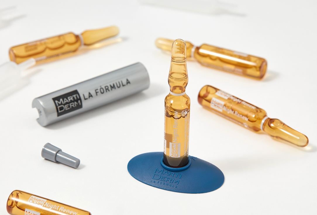 Martiderm Anti-aging face Ampoules Platinum night renew