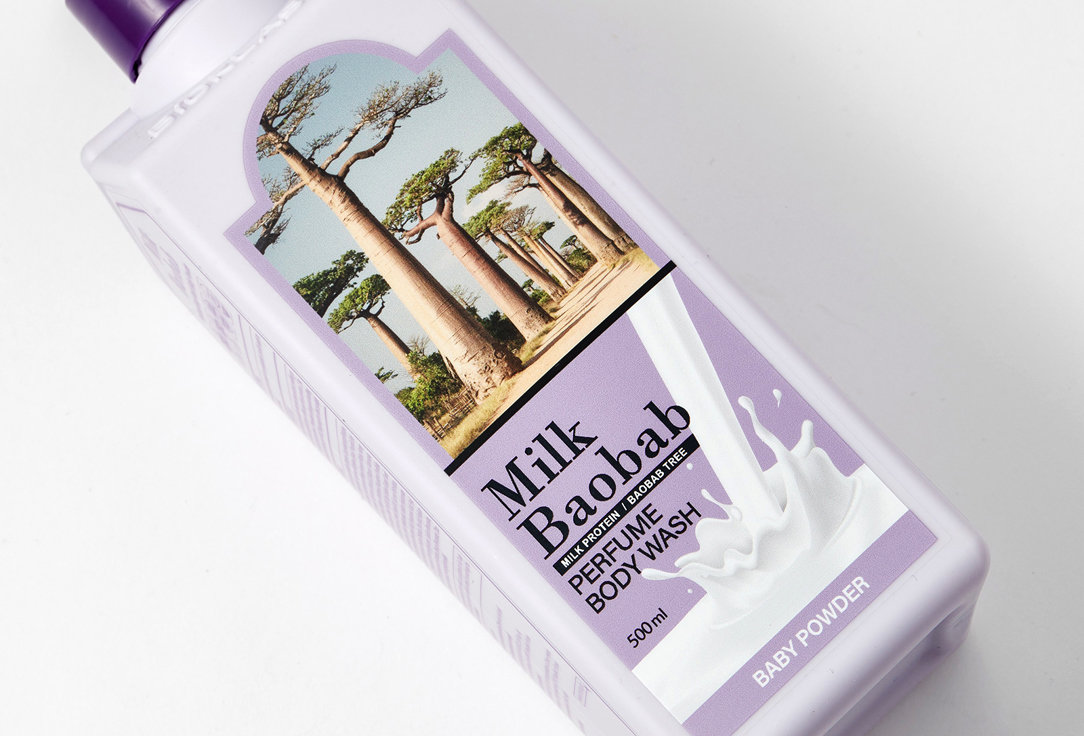 ميلك باوباب غسول معطر للجسم بيبى باودر