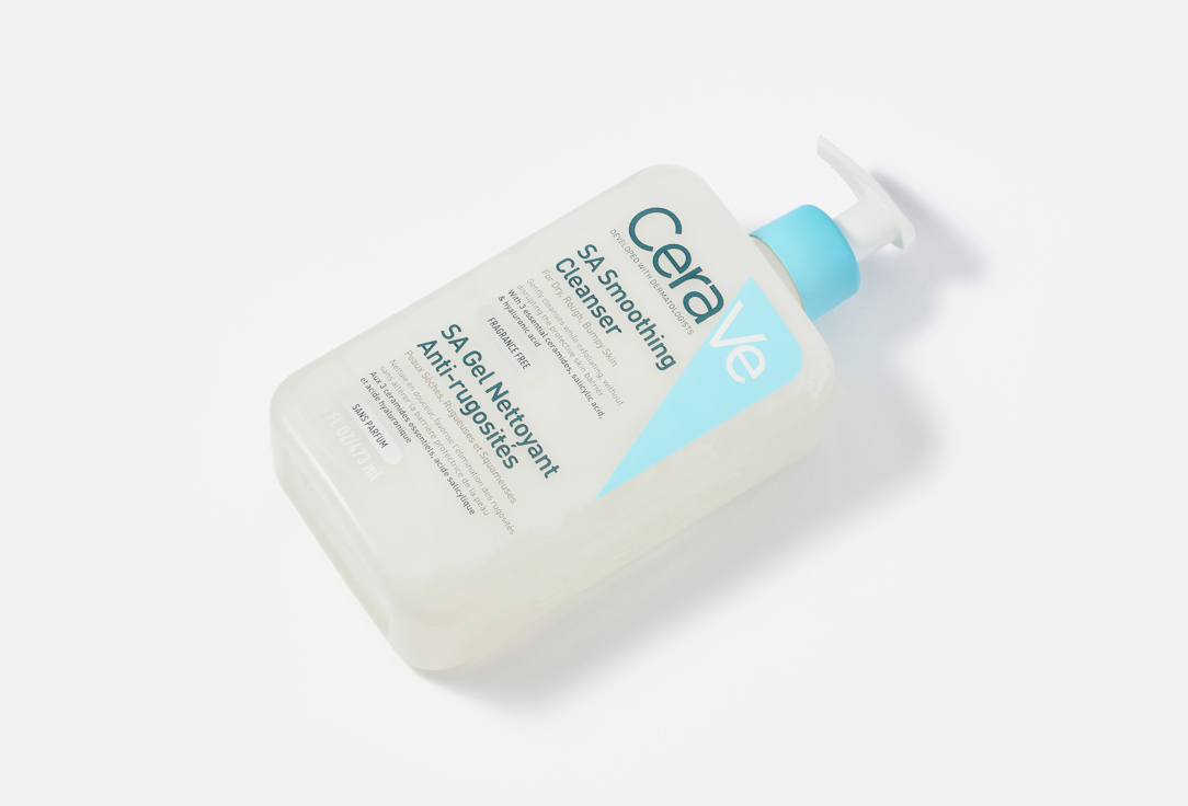 CeraVe Cleansing gel for rough & dry skin SA Smoothing Cleanser 473 ml CeraVe Cleansing gel for rough & dry skin SA Smoothing Cleanser