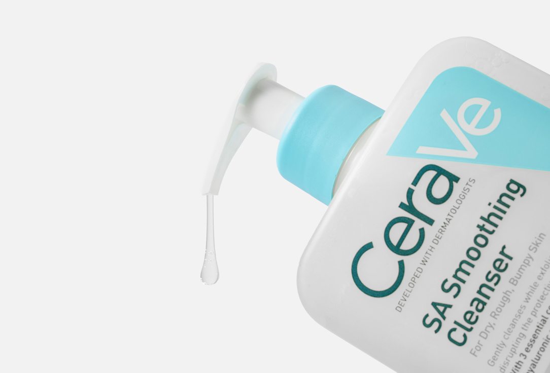 CeraVe Cleansing gel for rough & dry skin SA Smoothing Cleanser 473 ml CeraVe Cleansing gel for rough & dry skin SA Smoothing Cleanser