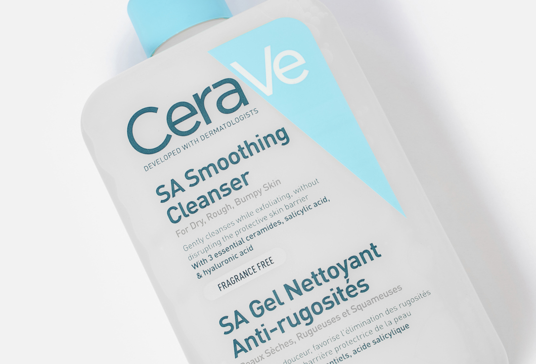 CeraVe Cleansing gel for rough & dry skin SA Smoothing Cleanser 473 ml CeraVe Cleansing gel for rough & dry skin SA Smoothing Cleanser