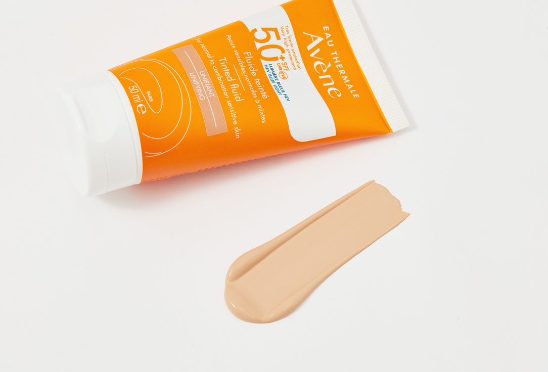 EAU THERMALE AVENE Light Sunscreen Fluid SPF50+ Tinted Fluid Ultra-light 50 ml EAU THERMALE AVENE Light Sunscreen Fluid SPF50+ Tinted Fluid