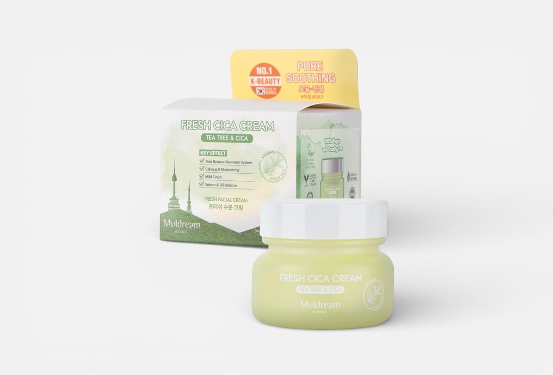 Muldream fresh facial cream Mild All Green