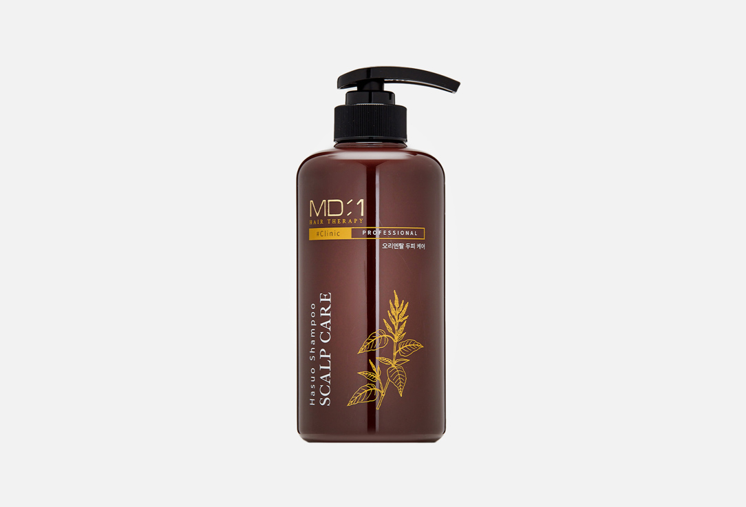 MD-1 Strengthening hair shampoo with herbal complex Hasuo scalp care