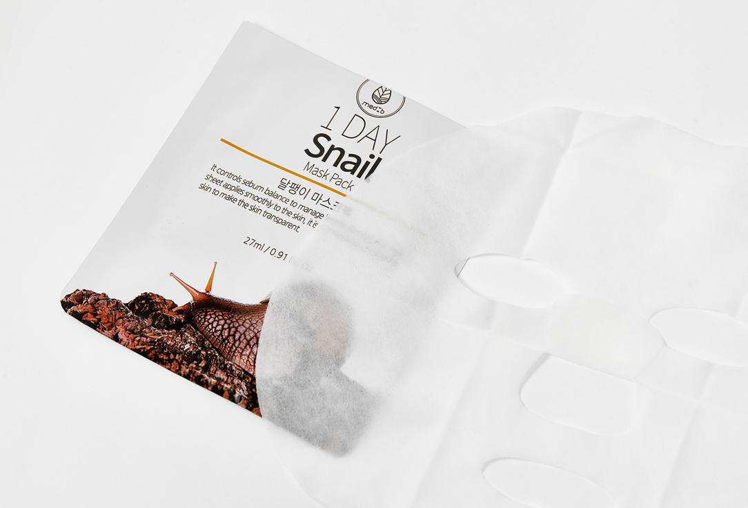 MEDB Face sheet mask 1 Day Snail 27 ml MEDB Face sheet mask 1 Day Snail