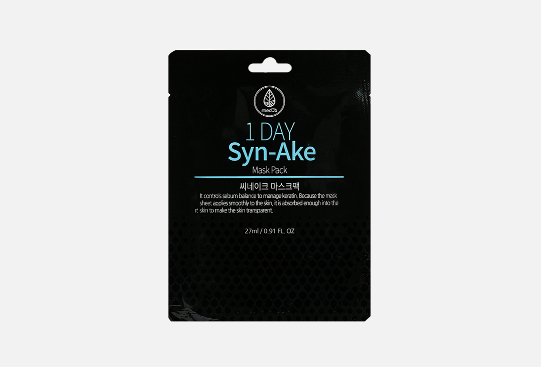 MEDB Face sheet mask 1 Day Syn-Ake 27 ml MEDB Face sheet mask 1 Day Syn-Ake