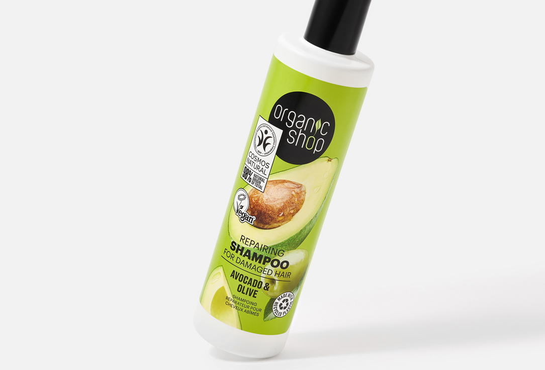 Organic Shop Repairing Shampoo For Damaged Hair Avocado & Olive