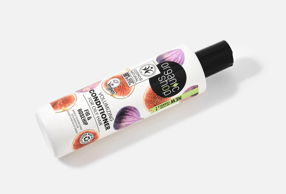 Organic Shop Volumizing Conditioner For Oily Hair Fig & Rosehip 280 ml Organic Shop Volumizing Conditioner For Oily Hair Fig & Rosehip