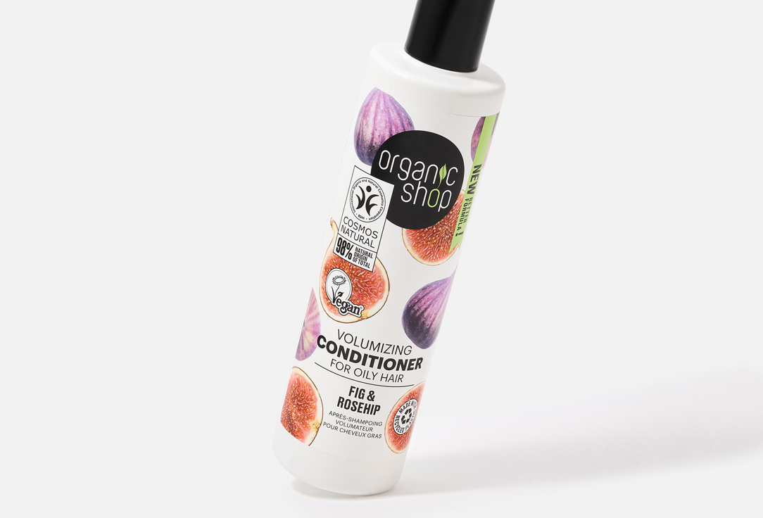 Organic Shop Volumizing Conditioner For Oily Hair Fig & Rosehip 280 ml Organic Shop Volumizing Conditioner For Oily Hair Fig & Rosehip