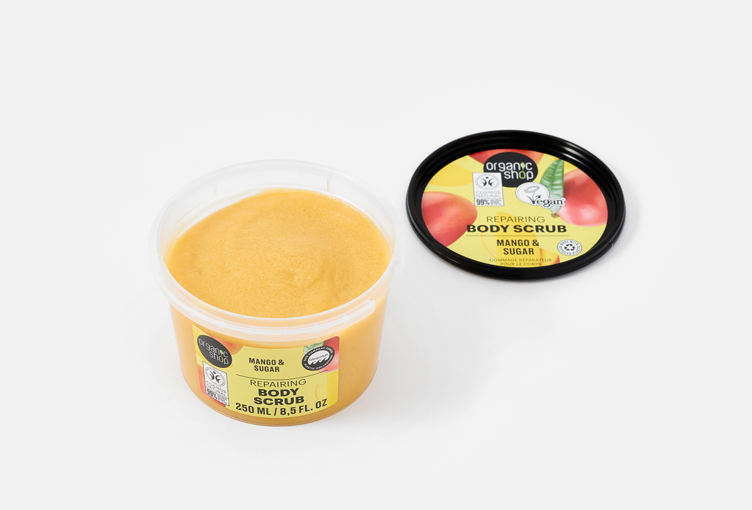 Organic Shop Repairing Body Scrub Mango 250 ml Organic Shop Repairing Body Scrub Mango