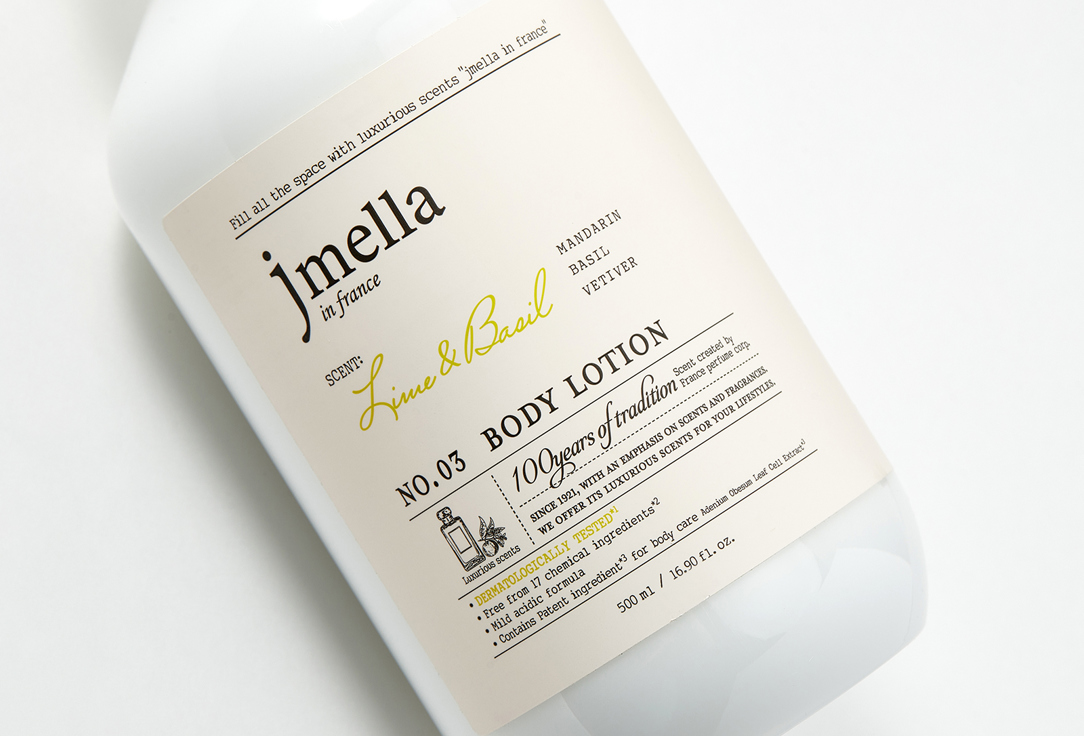 Jmella Perfumed body lotion Lime & Basil
